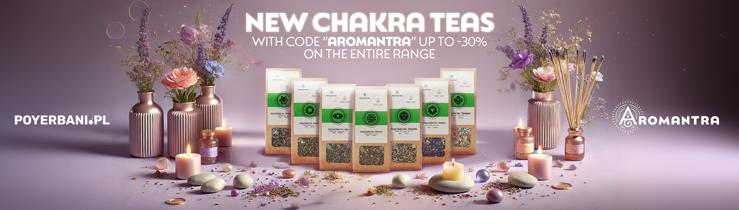 Chakra Teas Aromantra x Mary Rose