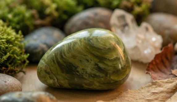 Serpentynit zielony – kamień natury, równowagi i ochrony duchowej
