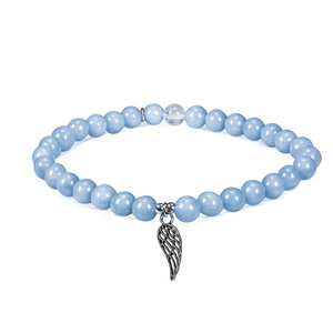 Bracelet with angelite – Angel's Wing