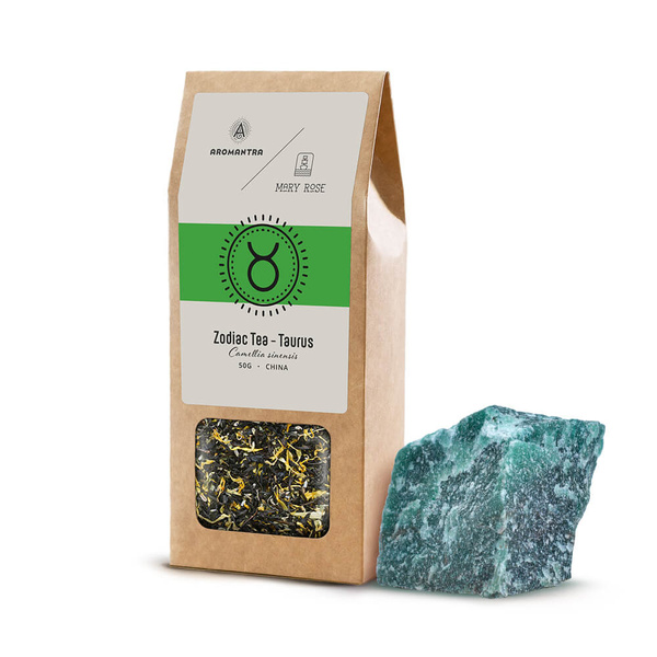 Set for Taurus: zodiac tea + magic gemstone