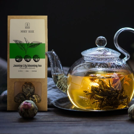 Mary Rose - Jasmine Lily blooming tea (3 pcs.)