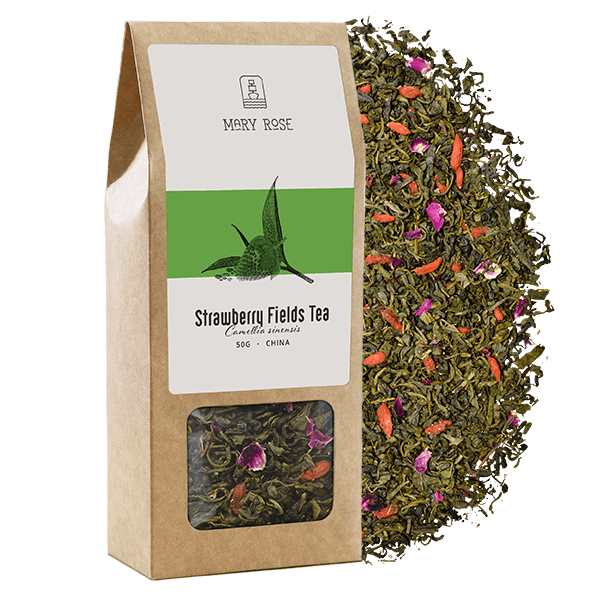 Mary Rose - Strawberry Fields Green Tea - 50g