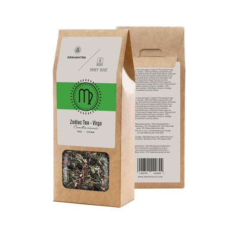 Set for Virgo: zodiac tea + magic gemstone