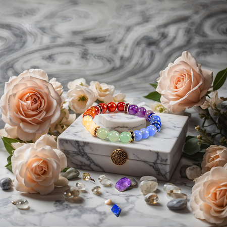 Bracelet  "Seven Chakras" – stones