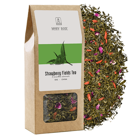 Mary Rose - Strawberry Fields Green Tea - 50g