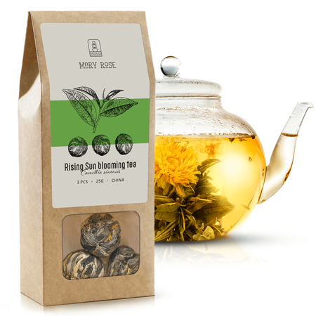 Mary Rose - Rising Sun blooming tea (3 pcs.)