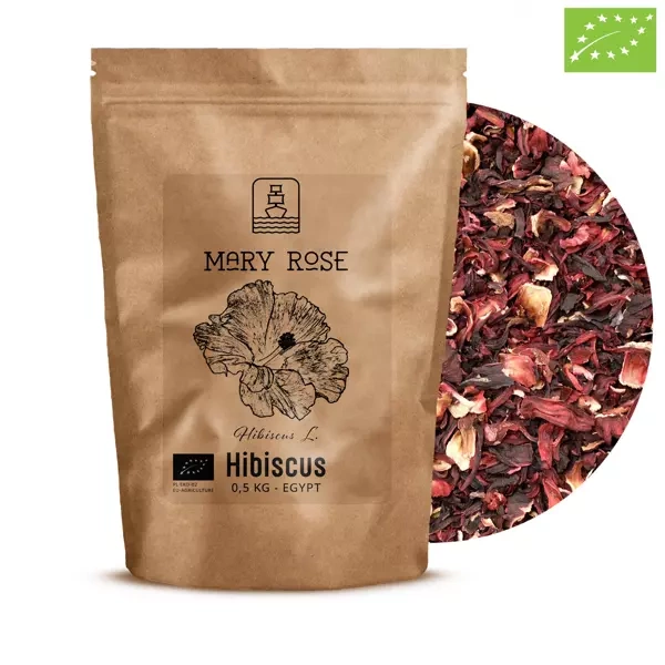 Mary Rose – Hibiskus ekologiczny – Malwa Sudańska (płatki) 0,5 kg