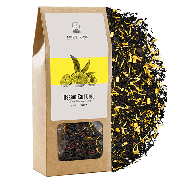 Mary Rose - Assam Earl Grey Black Tea - 50g