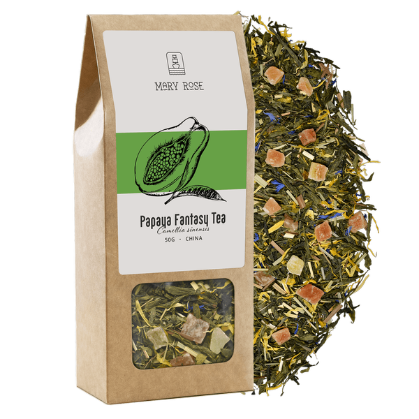 Mary Rose - Papaya Fantasy Green Tea - 50g