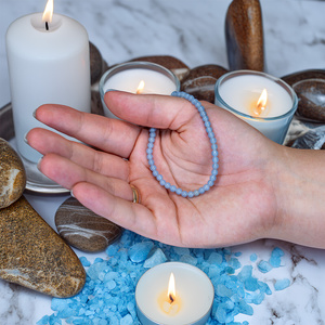 Bracelet with angelite