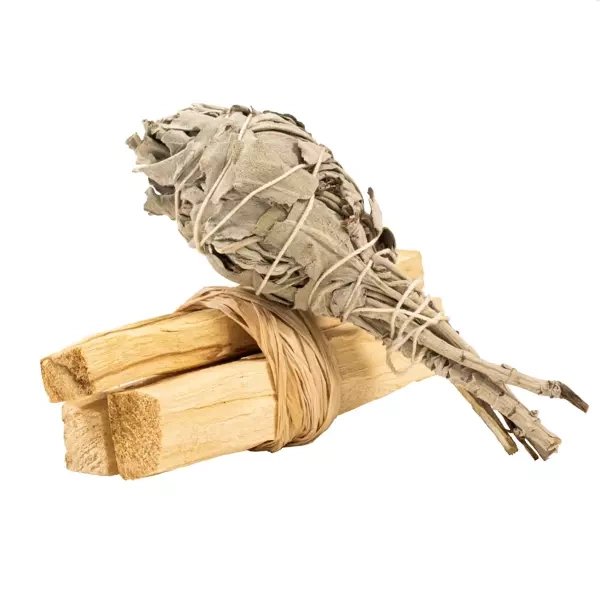 Palo santo incense + white sage bundle set