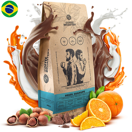 Coffee Broastery - Whole Bean Coffee Brazil Guaxupe Premium 400g