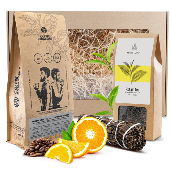 Gift Set Coffee Broastery + Tea + Black Sage Incense