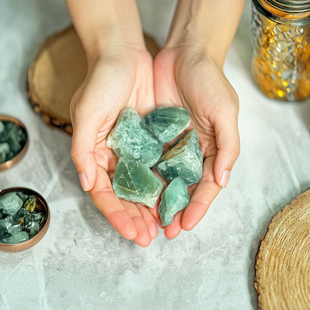 Set for Heart Chakra (Anahata): chakra tea + magic gemstone