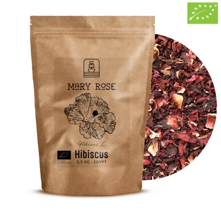 Mary Rose – Hibiskus ekologiczny – Malwa Sudańska (płatki) 0,5 kg