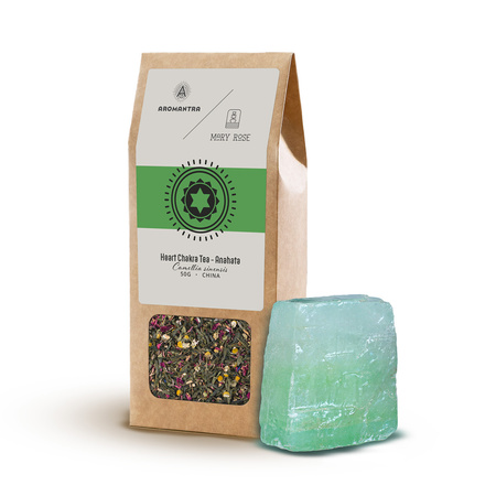 Set for Heart Chakra (Anahata): chakra tea + magic gemstone