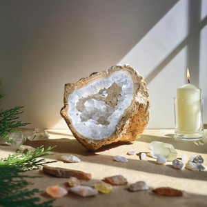 Small Rock Crystal – Quartz Geode 1 pc.