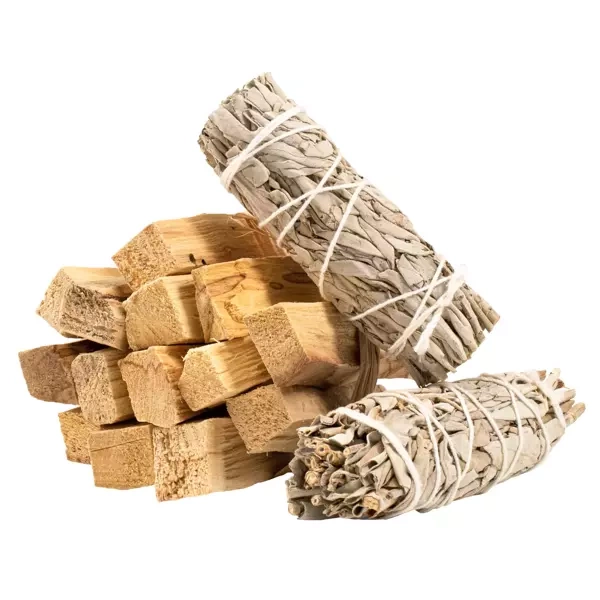 2 x White sage roll + Palo santo 200g set