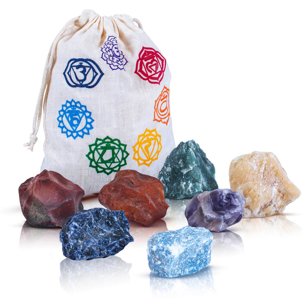 Set of 7 chakra stones – rough stones