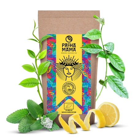 Guayusa Pachamama Menta Limón – organic certified – mint and lemon – 100g