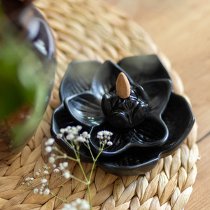 Lotus Flower cone incense holder