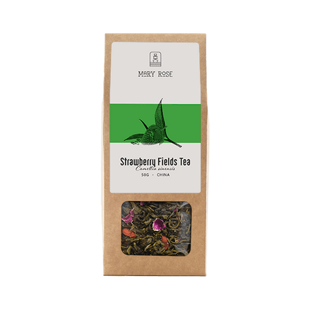 Mary Rose - Strawberry Fields Green Tea - 50g