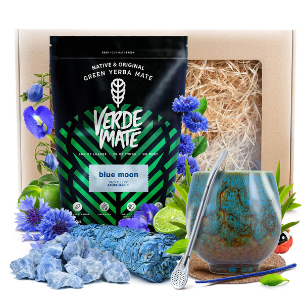 Esoteric Gift Set: Yerba Mate + White Sage + Blue Calcite