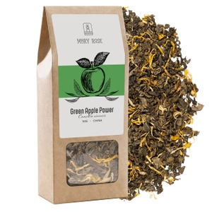 Mary Rose - Herbata Zielona Green Apple Power - 50 g