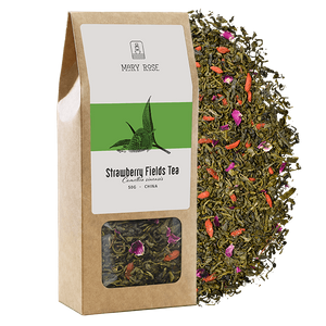 Mary Rose - Herbata Zielona Strawberry Fields - 50g