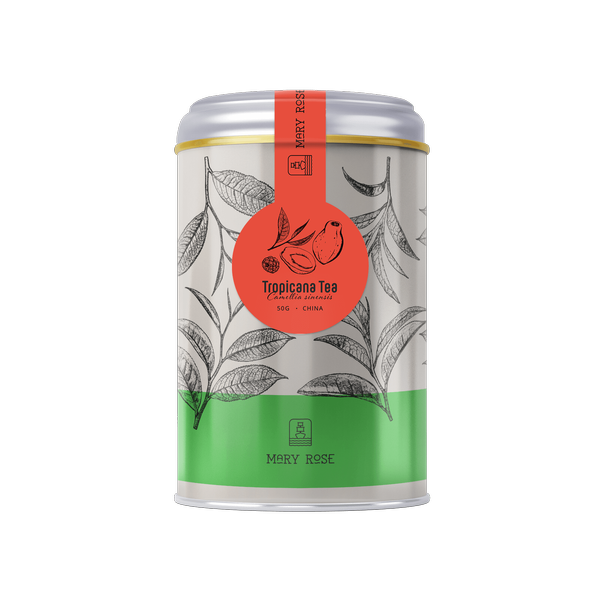 Mary Rose - Pu-erh Rosa tea in tin can - 50 g