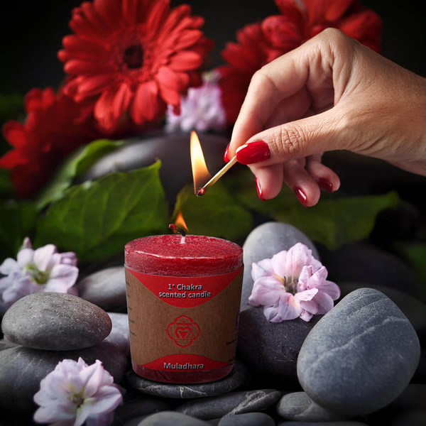Scented candle – Root Chakra