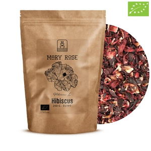 50 x Mary Rose – Hibiskus ekologiczny – Malwa Sudańska (płatki) 250 g